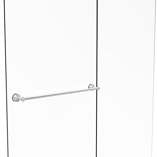 Allied Brass WP-41-SM-30-PB Waverly Place Collection 30 Inch Shower Door Towel Bar Polished Brass 